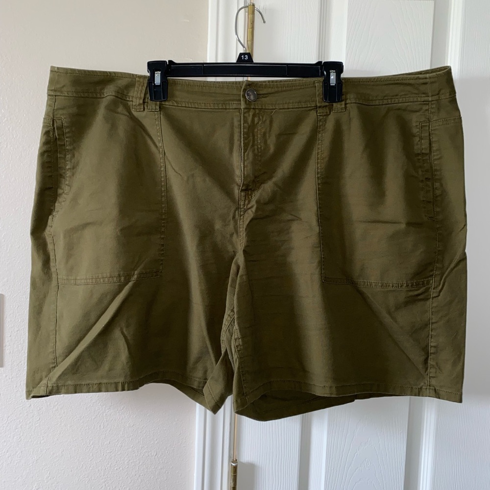 Olive Green Women's Shorts